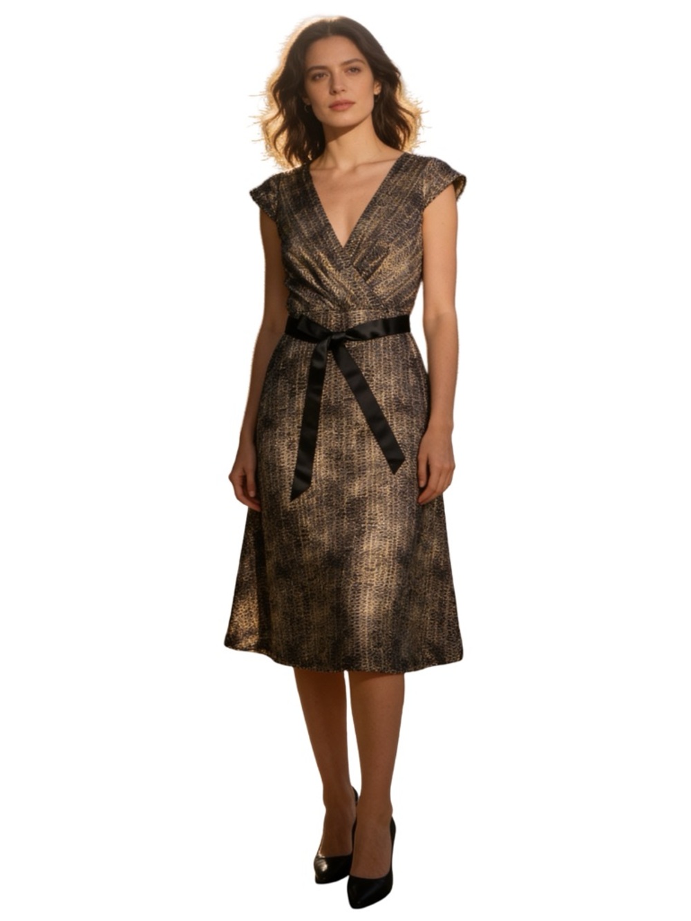 LOFT Midi Dress – Elegant & Comfortable I-0339